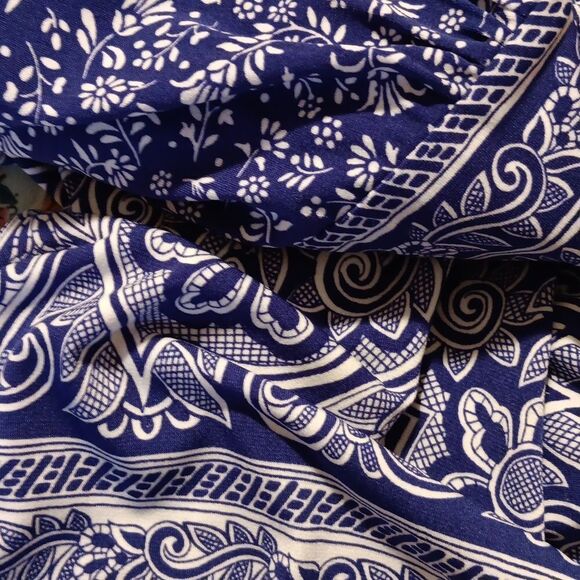 London Times Soft Knit Boho Dress - Picture 11 of 11